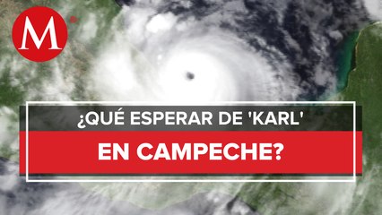 Protección civil en Campeche emite alerta azul por huracán ‘Karl’
