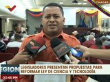 Legisladores del edo. Monagas presentaron propuesta para reformar la Ley de Ciencia y Tecnología