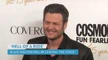 Blake Shelton Is 'Stepping Away' from ''The Voice' ' After 23 Seasons: 'Hell of a Ride'