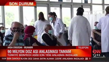 Türkiye, Biontech aşısı için yeni anlaşma sağladı