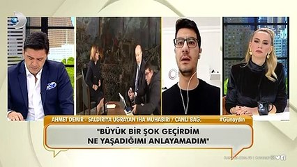 Gazeteci Muharrem Sarıkaya'nın tokat attığı İHA kameramanı Ahmet Demir, o anları ve yaşadığı şoku anlattı!