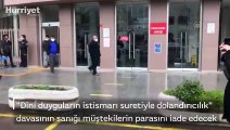 Sahte hoca duruşma sonrası gazetecilerden koşarak uzaklaştı