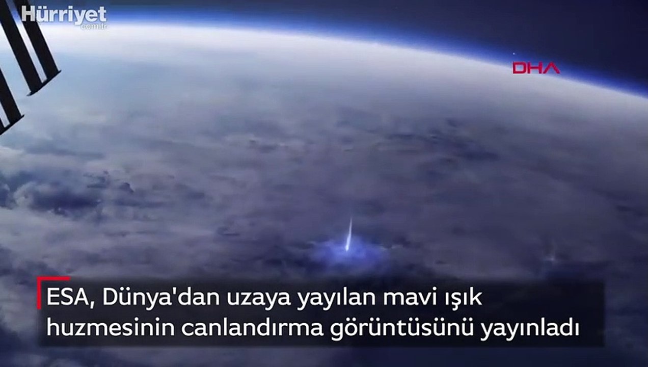 Avrupa Uzay Ajansı, merak edilen 'mavi ışık' hu...