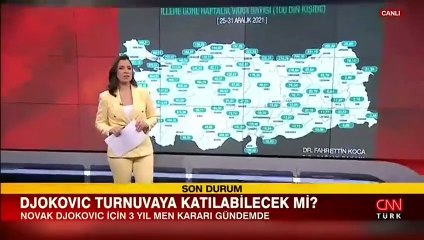 Bakan Koca, 25-31 Aralık haftasına ait haritayı paylaştı