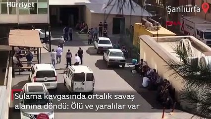 Şanlıurfa Suruç'ta sulama kavgası: Ölü ve yaralılar var