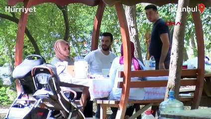 Piknikçiler Belgrad Ormanı'na akın etti