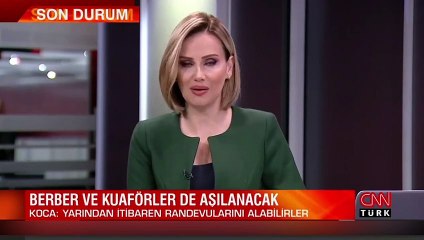 Berber ve kuaförler de aşılanacak