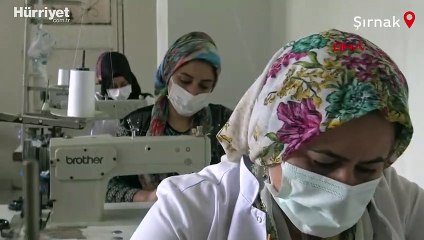 Kursta öğrendikleriyle tekstil atölyesi açtı