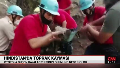 Hindistan'da toprak kayması