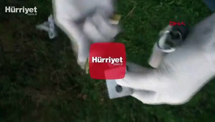 Kumanda görünümlü tabanca polisi yaraladı