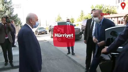 Cumhurbaşkanı Erdoğan, Bahçeli'yi evinde ziyaret etti