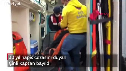 Çinli kaptan 30 yıl hapis cezasını duyunca bayıldı