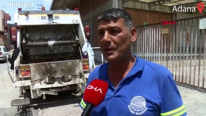 Adanalı temizlik işçisinden 'break dans' performansı