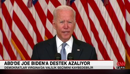 ABD'de Joe Biden'a destek azalıyor