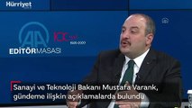 Sanayi ve Teknoloji Bakanı Mustafa Varank, gündeme ilişkin açıklamalarda bulundu
