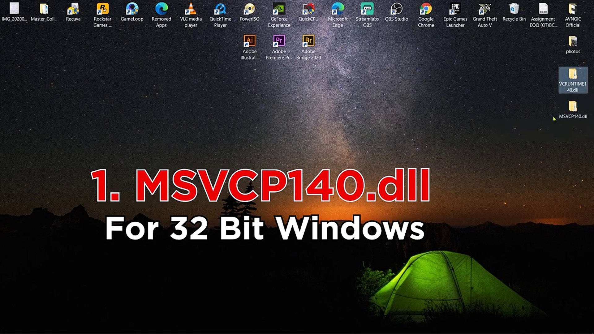 How to Fix MSVCP140.dll , VCRUNTIME140.dll error Adobe IPC Broker.exe-  System Error Adobe apps - video Dailymotion