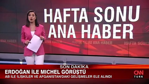 Cumhurbaşkanı Erdoğan AB Konseyi Başkanı Charles Michel ile göüştü