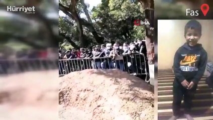 Fas’ta düştüğü kuyuda hayatını kaybeden Rayan son yolculuğuna uğurlandı