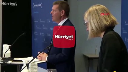 Danimarka'da İlaç Dairesi Müdürü basın toplantısı sırasında bayıldı