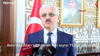 Bolu’da sudan zehirlenen kişi sayısı 112’ye yükseldi! Vali'den açıklama