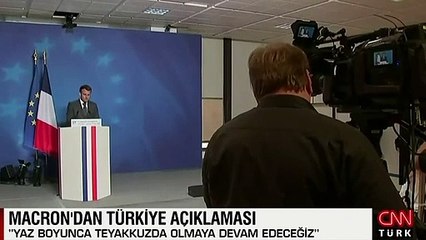 Fransa Cumhurbaşkanı Macron'dan Türkiye açıklaması