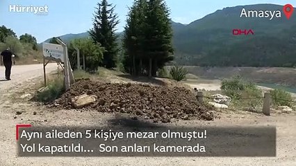 Aynı aileden 5 kişinin boğulmuştu! Baraj gölüne inen yol kapatıldı