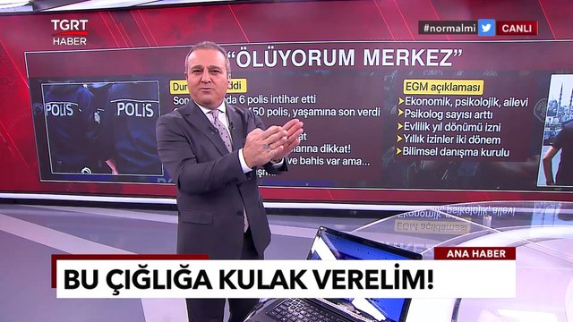Son 1 Haftada 6 Polis! Eleştirdik, Yanında Olduk Bu Defa Başka - Ekrem Açıkel TGRT Ana Haber