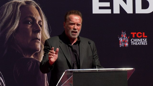 Arnold Schwarzenegger Full Speech at Jamie Lee Curtis Handprint and Footprint Ceremony
