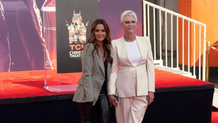 Kyle Richards attends Jamie Lee Curtis Handprint and Footprint Ceremony