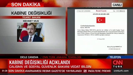 Kabinede değişik kararları! Yeni isimler açıklandı