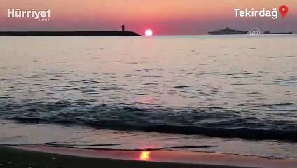 Gün doğumu kızıllığı büyüledi