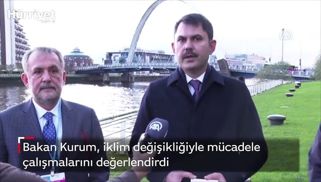 Bakan Kurum, iklim değişikliğiyle mücadele çalışmalarını değerlendirdi