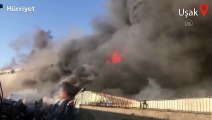 Tekstil fabrikasında yangın çıktı