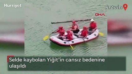 Selde kaybolan Serdar Yiğit'in cansız bedenine ulaşıldı