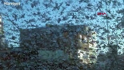 Ağrı eksi 32.7 dereceyle buz kesti