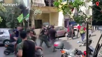 Lübnan'ın başkenti Beyrut'ta çatışma