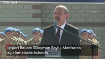 İçişleri Bakanı Süleyman Soylu, Manisa'da açıklamalarda bulundu