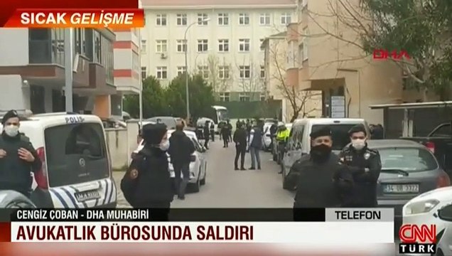 Kartal'da avukatlık bürosunda saldırı