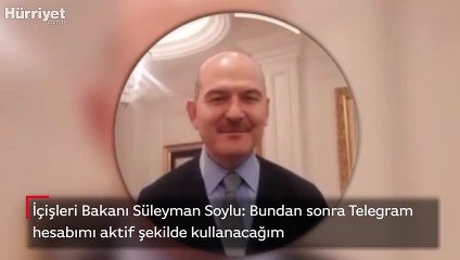 Bakan Soylu: Bundan sonra Telegram hesabımı aktif şekilde kullanacağım