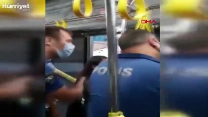 Maske karşıtı kadın bu kez İETT otobüsünü karıştırdı