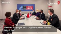 Bakan Çavuşoğlu, ABD Dışişleri Bakanı Blinken ile görüştü