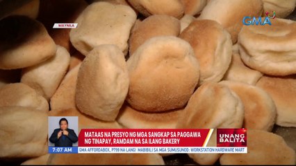 Mataas na presyo ng mga sangkap sa paggawa ng tinapay, ramdam na sa ilang bakery | UB