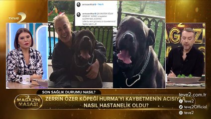 Zerrin Özer’in köpeği Hurma’ya vedası yürek burktu….