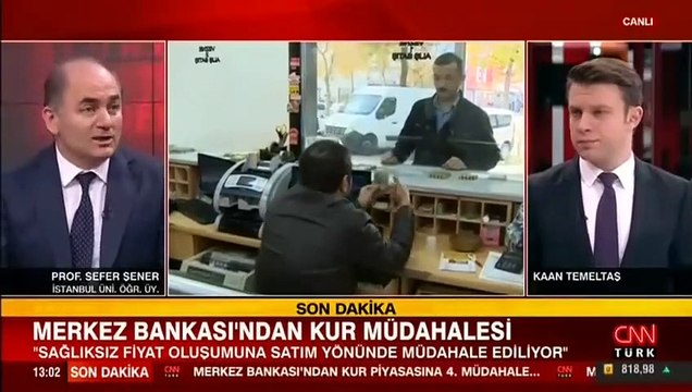 Prof. Dr. Sefer Şener Merkez Bankası'nın müdahalesi değerlendirdi