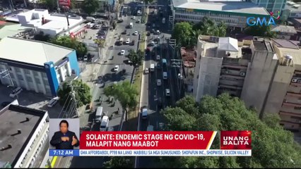 Solante: Endemic stage ng COVID-19, malapit nang maabot | UB