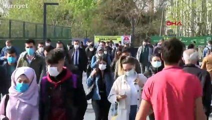 Bahçelievler'de 'tam kapanma' gününde yoğunluk