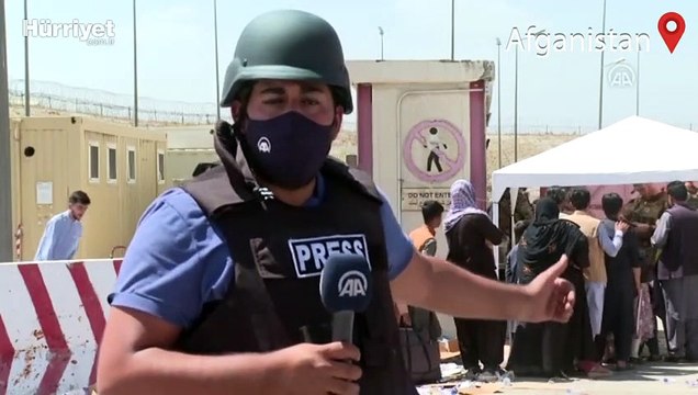 Kabil'deki havalimanının giriş kapısında 4 Afgan askeri hayatını kaybetti