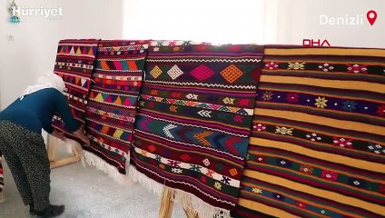 İlmek ilmek dokudukları kilimler gelir kapısı oldu