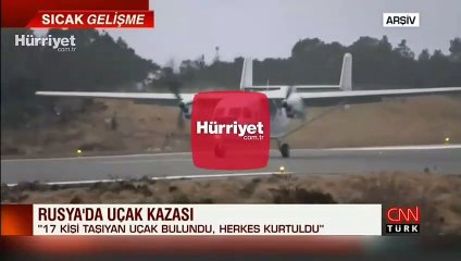 Rusya'da radardan kaybolan uçak bulundu