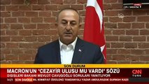 Dışişleri Bakanı Çavuşoğlu'ndan Fransa'ya sert sözler! 'Türkiye'yi bu tip bir tartışmaya çekmesi yanlış'